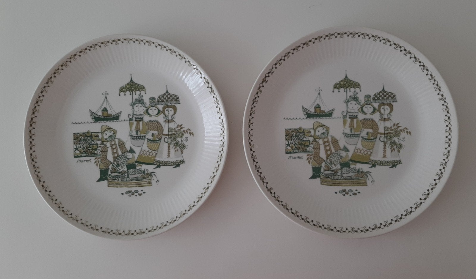 Dinerborden Noors servies Figgio Norway serie Market, Ophalen