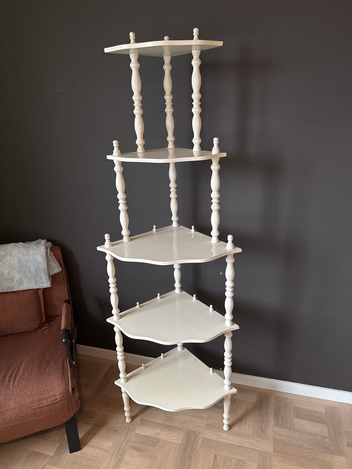 Hoekkast 175cm - Vintage Stijl, Ophalen, Gebruikt