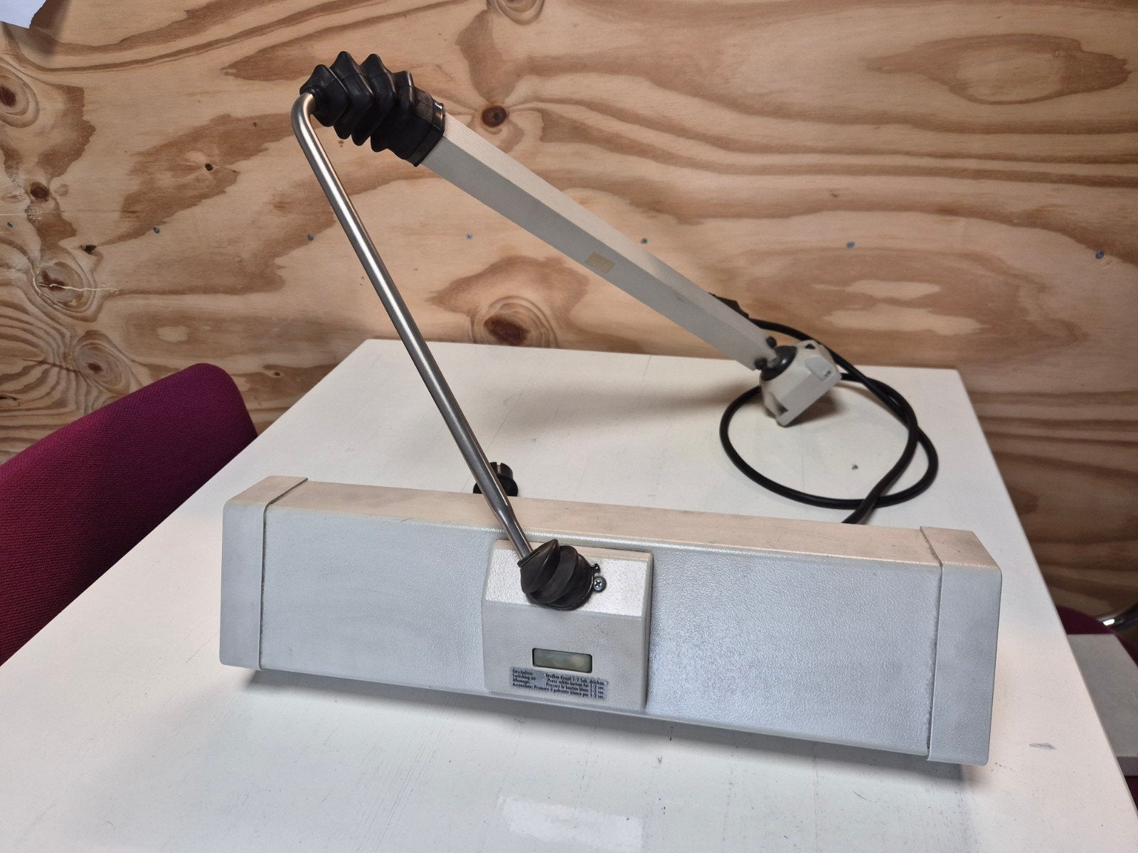 Waldmann WD 315 N Industriële Werkplaatslamp, Metaal, Overige merken, Gebruikt, Grijs