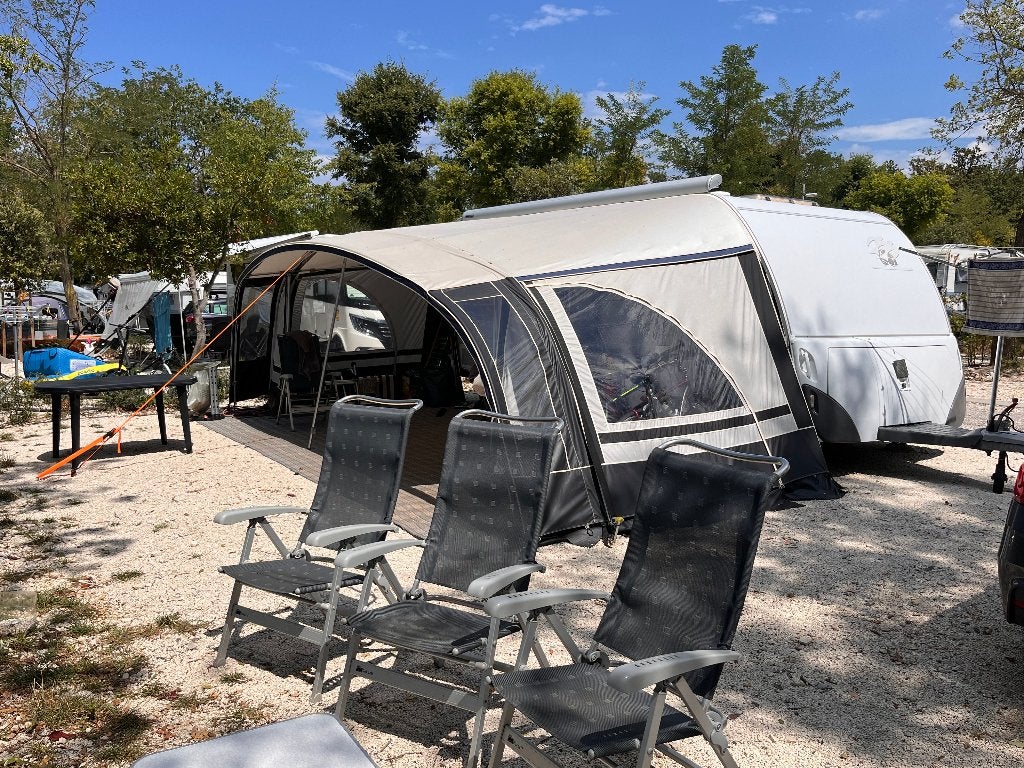 Fortex Aronde voortent met petluifel, Caravans en Kamperen, Ophalen, Gebruikt, Ten Cate All Season 240g/m2, Overige merken