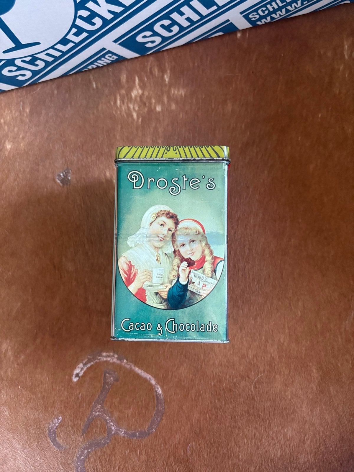 Vintage Droste's Cacao & Chocolade blikje, Verzamelen, Ophalen of Verzenden, Gebruikt, Overige, Droste