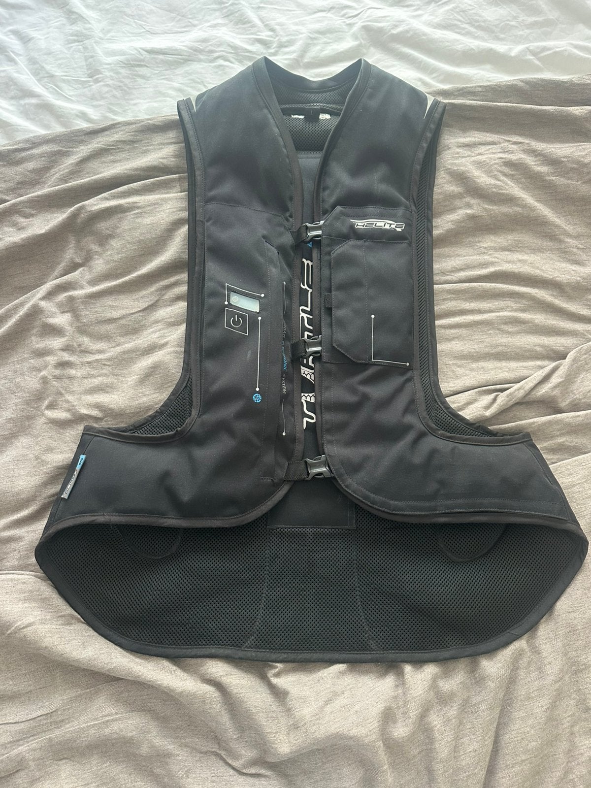 Helite E-Turtle 2 Airbagvest Maat L met voorvork sensor, Ophalen of Verzenden, Tweedehands, Heren, Overige typen