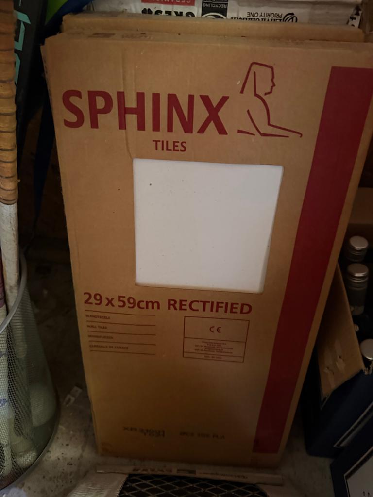 3 dozijn Sphinx tegels 29x59cm - Nieuw in doos, Ophalen, 40 tot 60 cm, Nieuw, 5 tot 10 m²