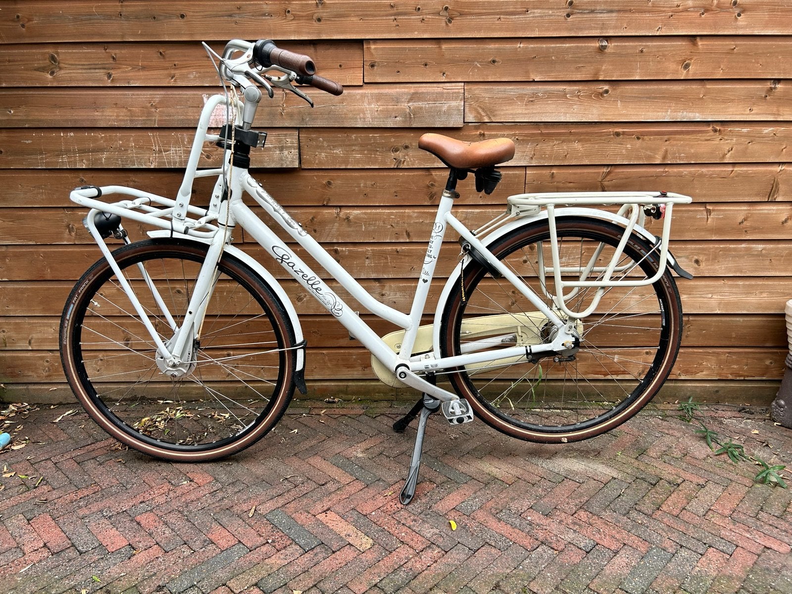 Gazelle fiets met defect stuurslot en verlichting, Ophalen, Gebruikt, Gazelle