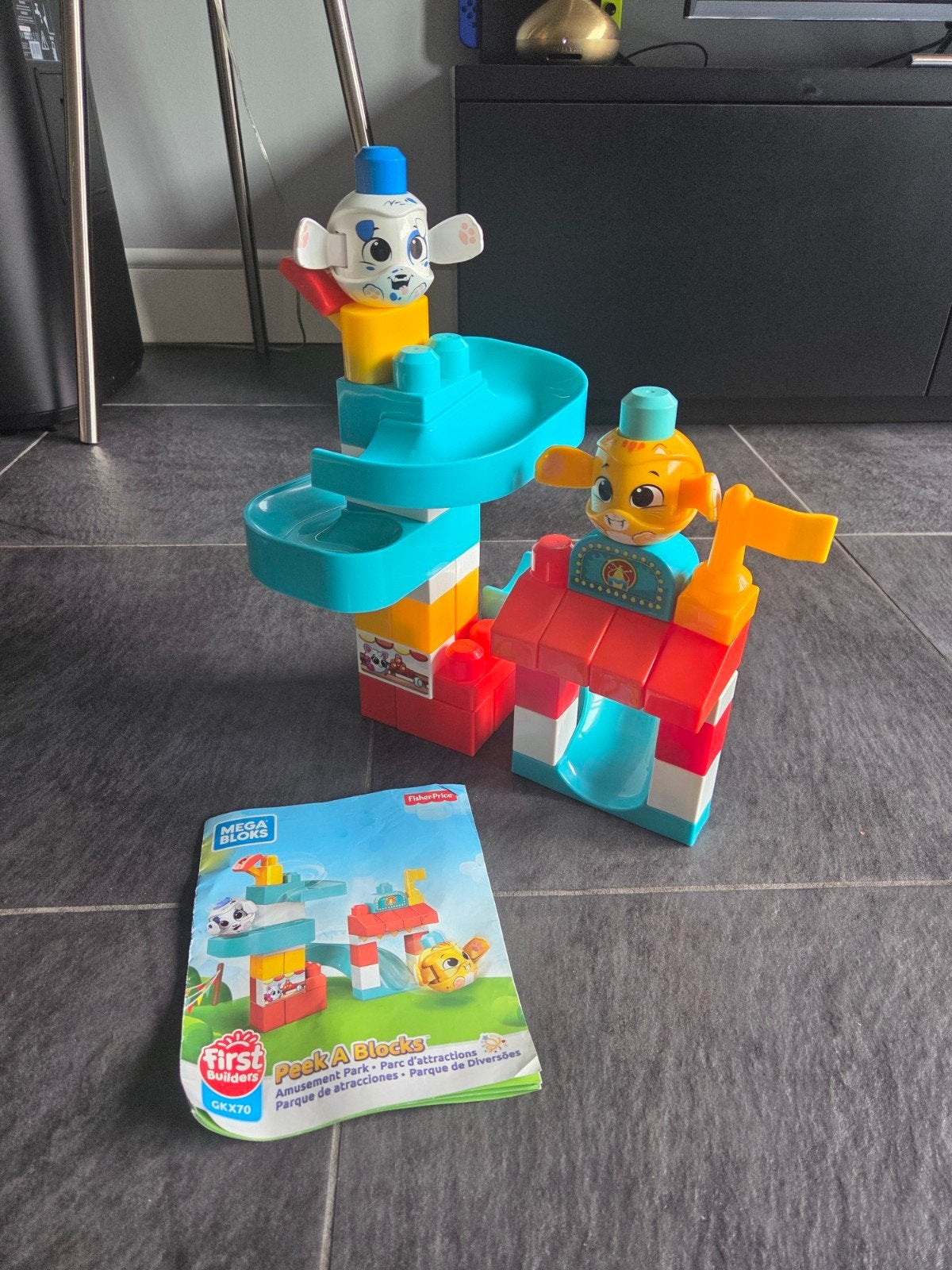 Mega Bloks First Builders Peek A Blocks Speeltuin, Ophalen of Verzenden, Zo goed als nieuw, Megabloks