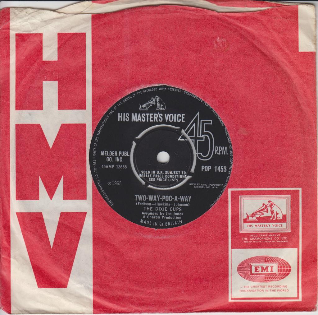 THE DIXIE CUPS - Two-Way-Poc-A-Way, Gebruikt, 7 inch, Single, Ophalen of Verzenden