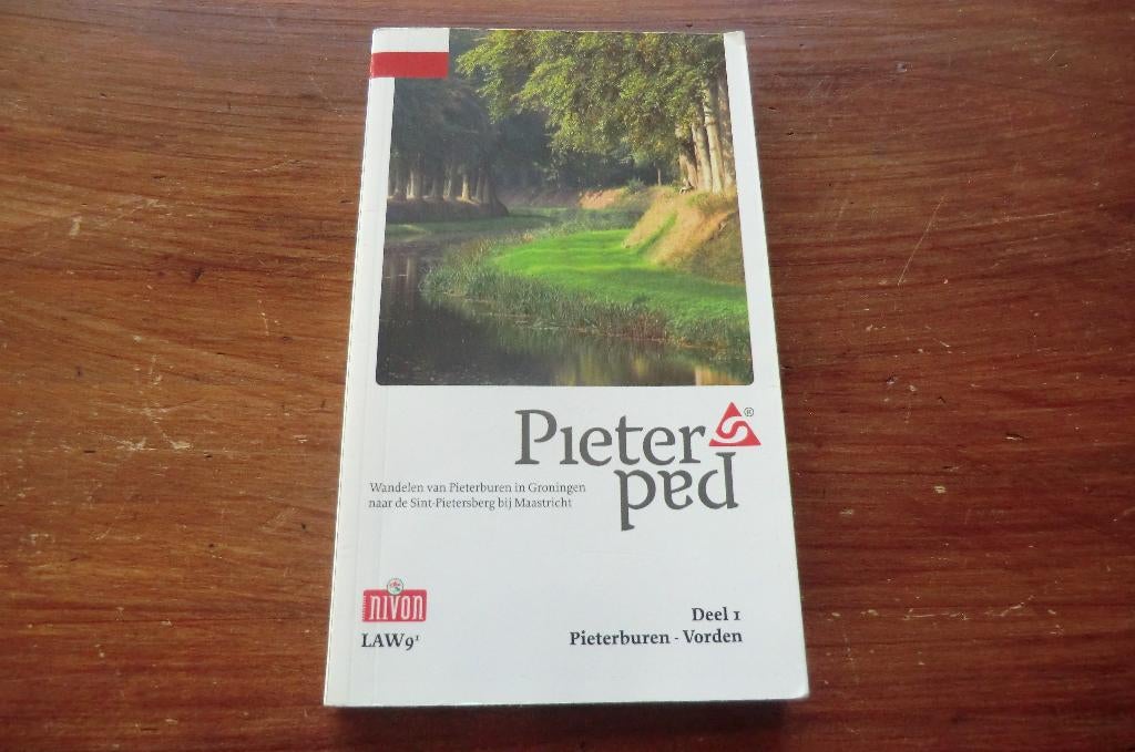 wandelgids - LAW 9-1 - Pieterpad deel 1 - nivon (2008), Boeken, Fiets- of Wandelgids, Ophalen of Verzenden, Benelux, Gelezen