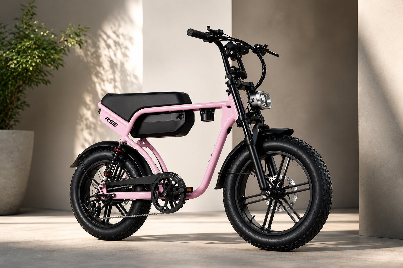 2x RSE Fatbike 20 inch Roze / Nieuwstaat, Direct Rijklaar, Fietsen en Brommers, Elektrische fietsen, Minder dan 47 cm, Ophalen