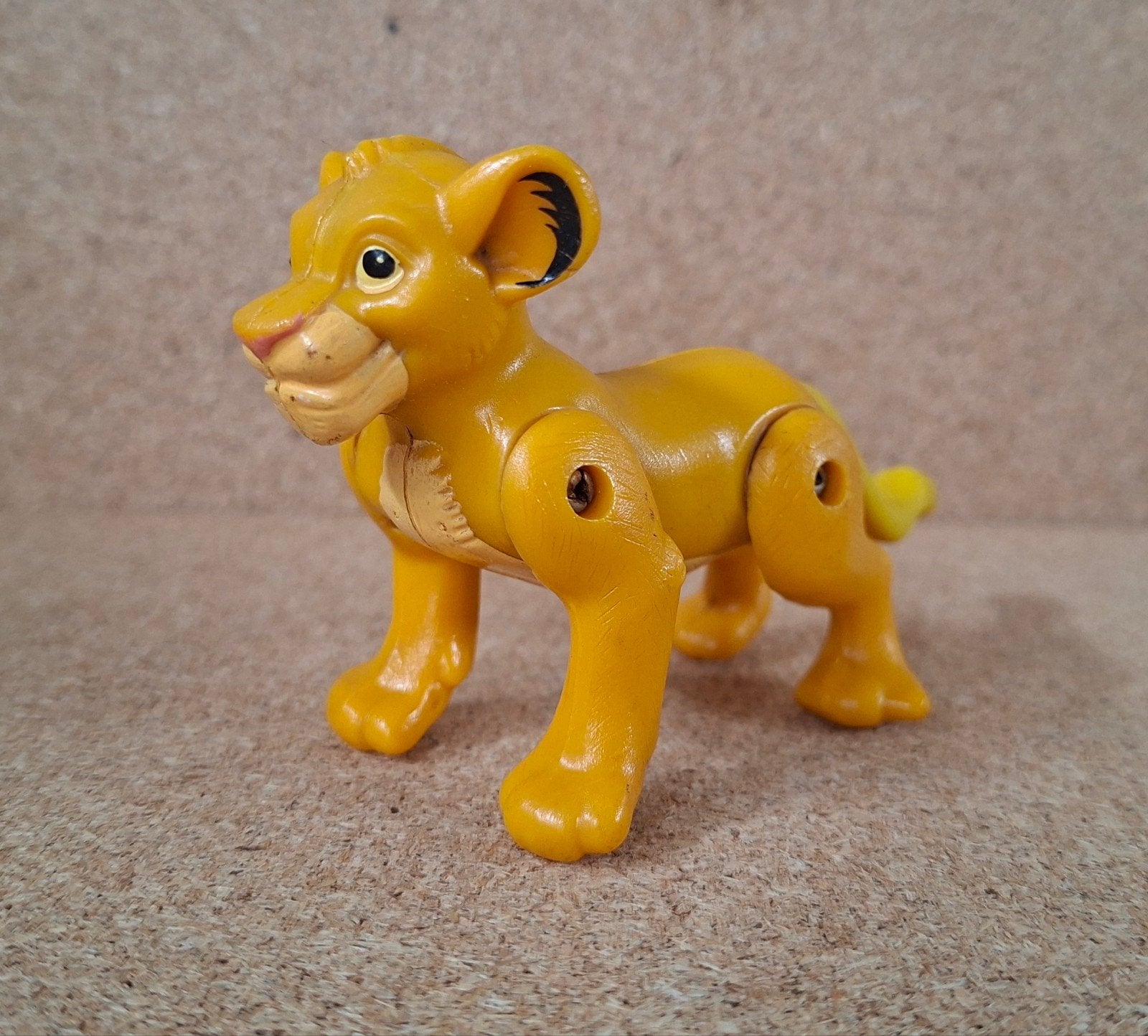 Vintage Simba Leeuwenkoning speelfiguur, Ophalen of Verzenden, Leeuwenkoning of Jungle Boek, Zo goed als nieuw, Beeldje of Figuurtje