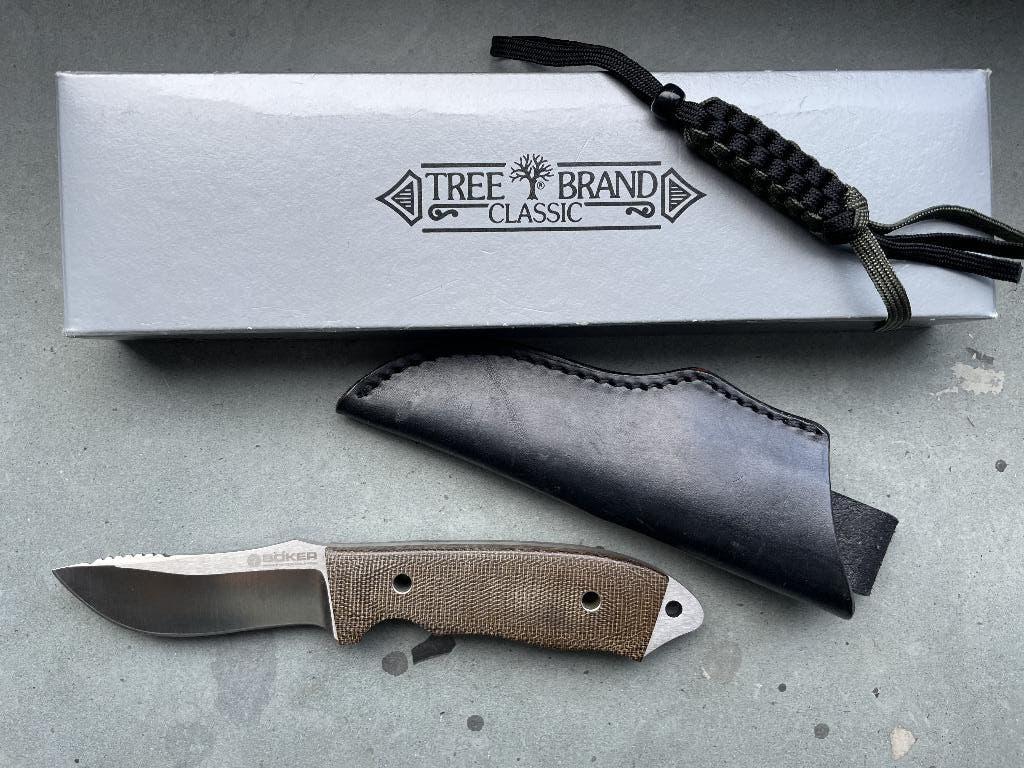 Boker solide forest jacht mes, Ophalen of Verzenden, Zo goed als nieuw