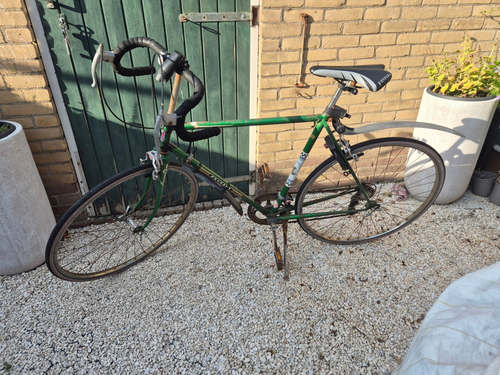Vintage Peugeot racefiets – Klassieker met frameversnellinge, Ophalen, PEUGEOT