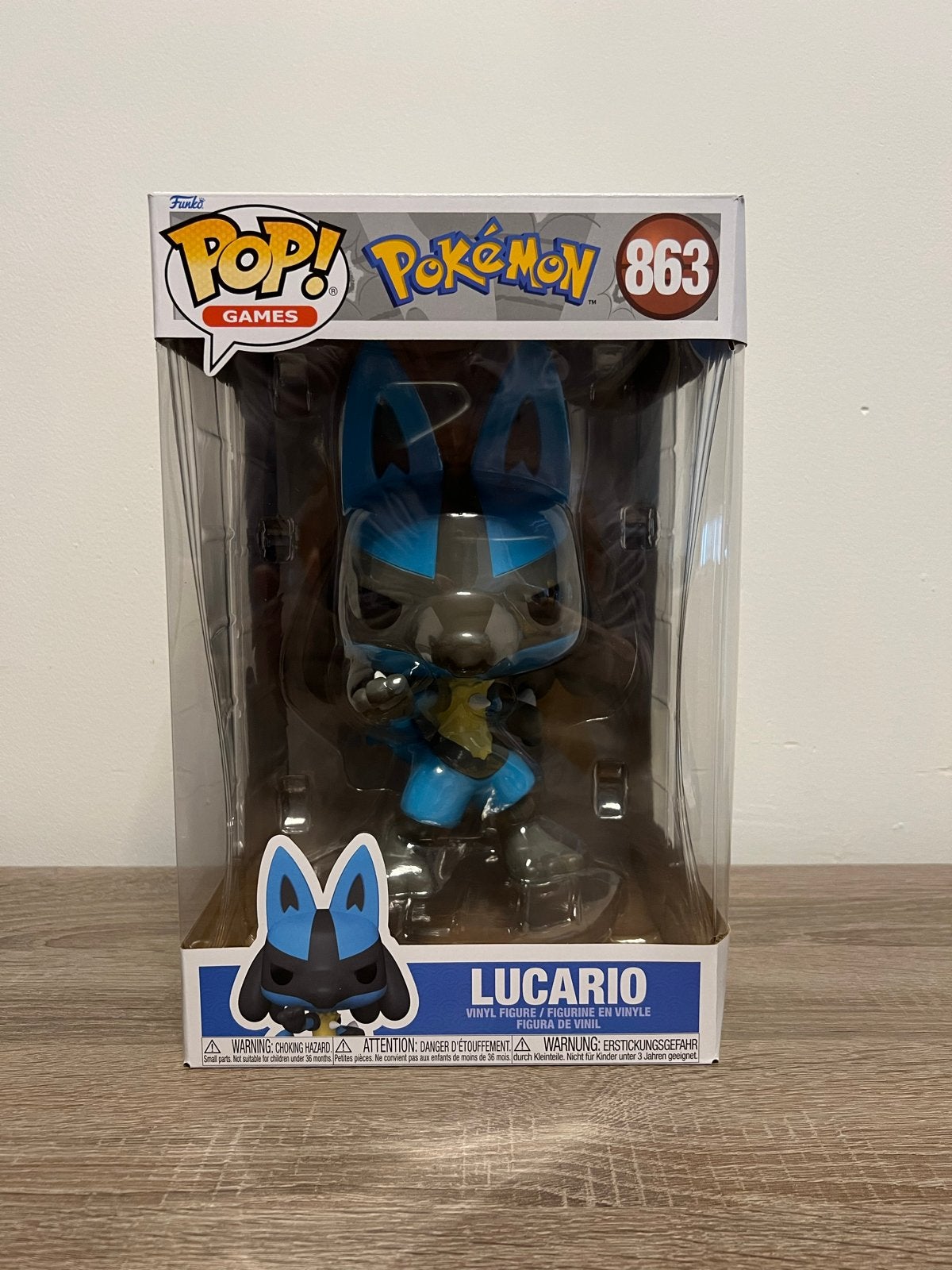 Lucario Funko Pop! Games Pokémon #863 - 25cm, Verzamelen, Ophalen of Verzenden, Nieuw