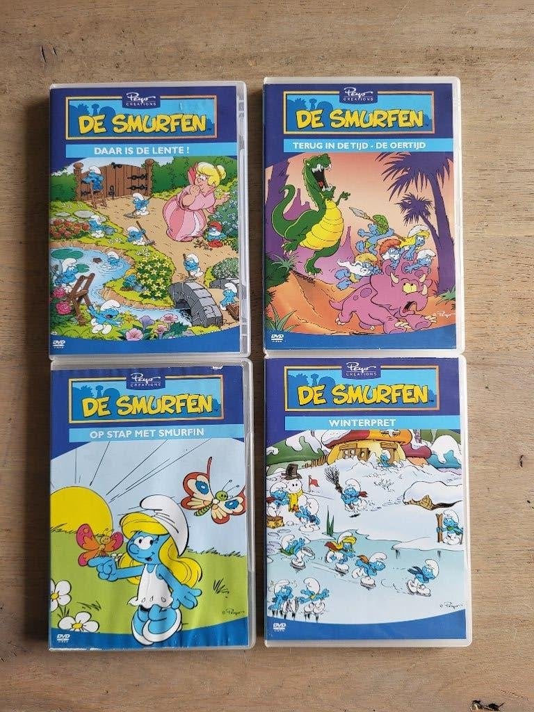 DVD De Smurfen 4x, Cd's en Dvd's, Dvd's | Kinderen en Jeugd, Alle leeftijden, Ophalen of Verzenden, Zo goed als nieuw