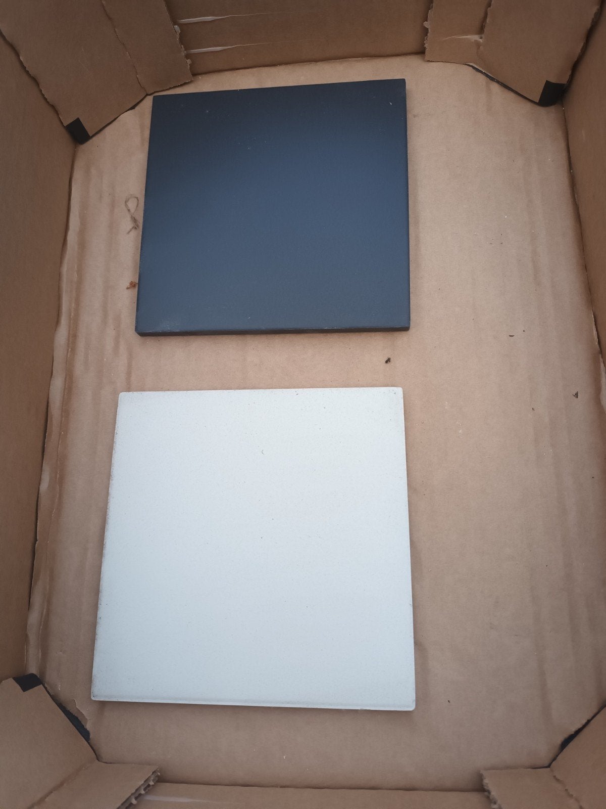 Tegels zwart en wit 15x15, Ophalen, Keramiek, Nieuw, Minder dan 20 cm