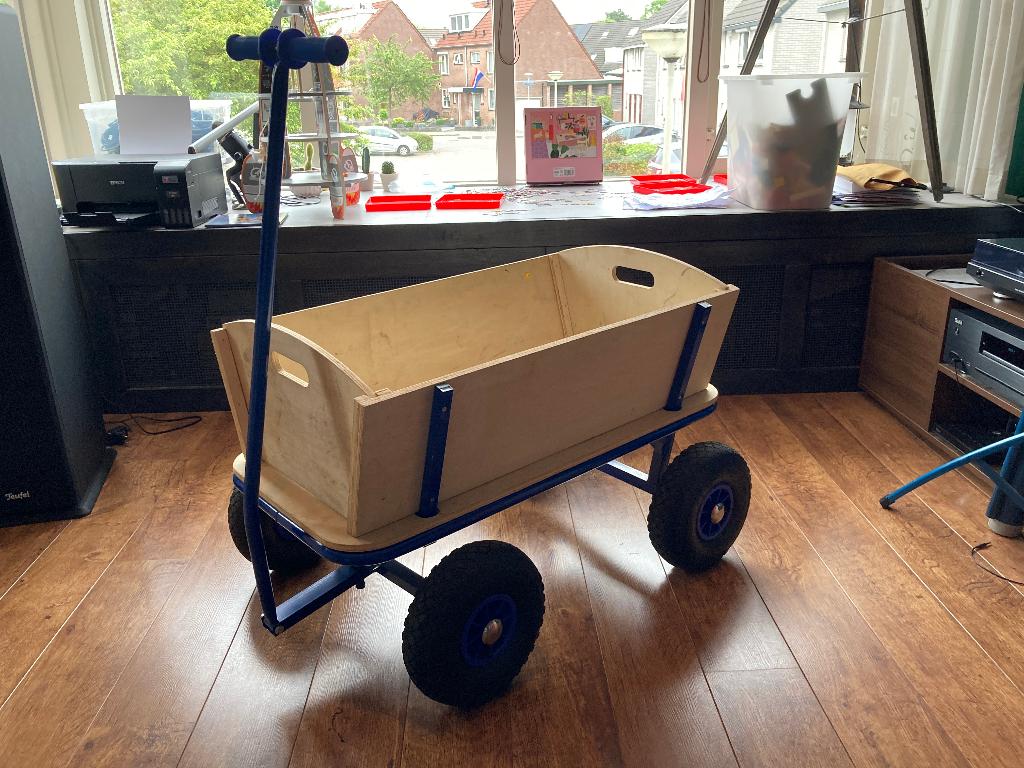 Sunny Billy Beach Wagon Bolderkar - Blauw - 94 x 61 x 97, Caravans en Kamperen, Bolderkarren, Ophalen, Gebruikt