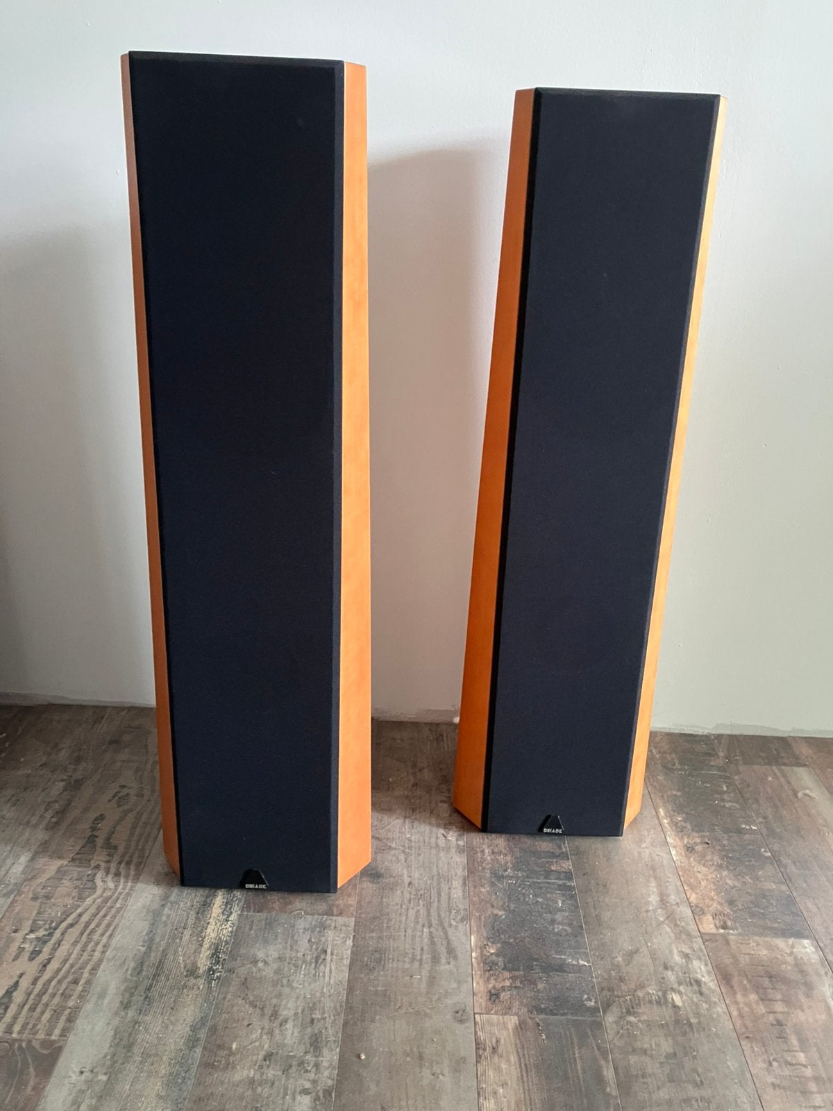 Driade D90 KE High-End Nederlandse Vloerstaanders, Zo goed als nieuw, 120 watt of meer, Front, Rear of Stereo speakers, Ophalen