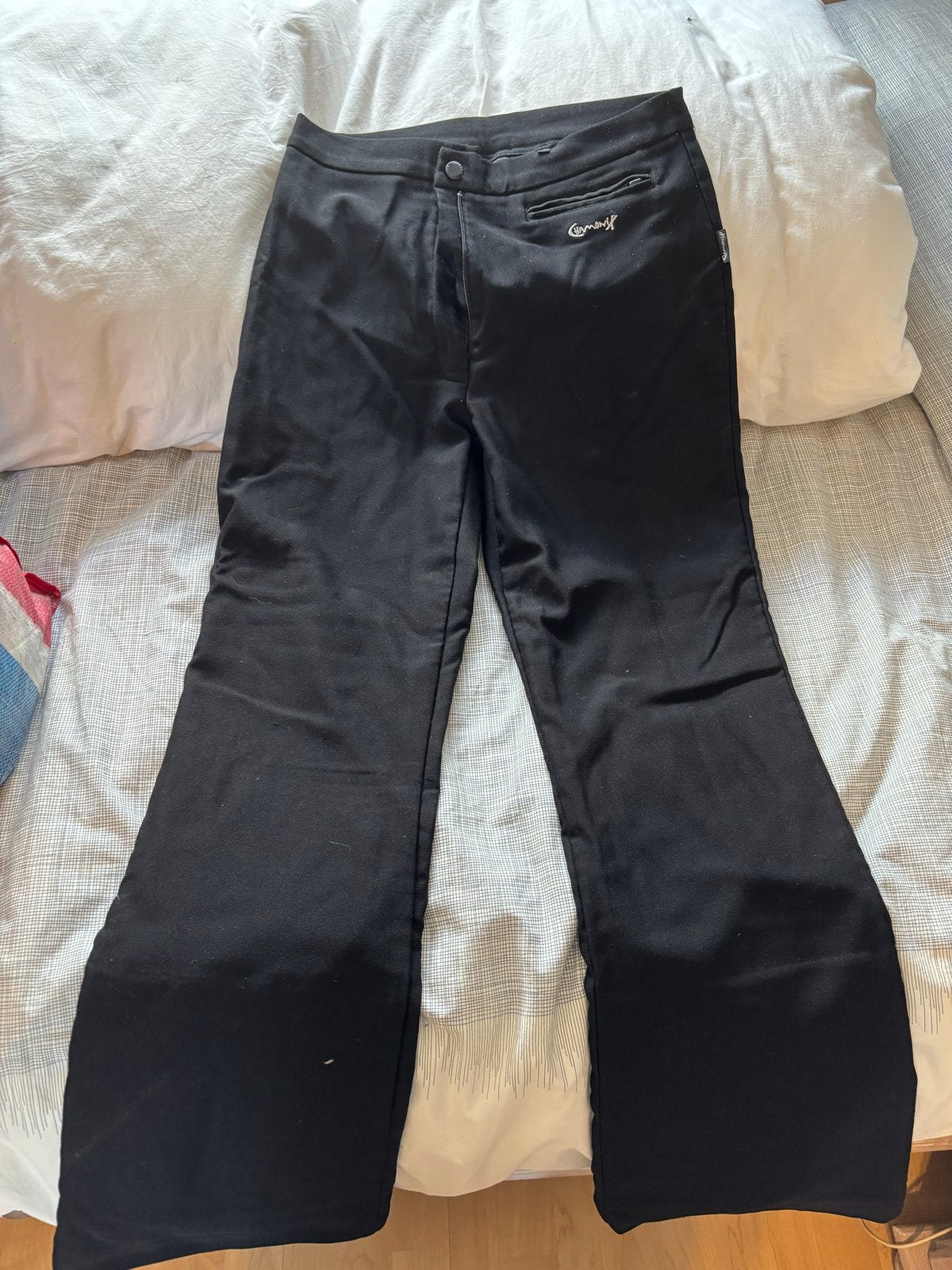 Chamonix zwarte skibroek dames, Kleding | Dames, Ophalen, Zo goed als nieuw, Maat 38/40 (M), Broek