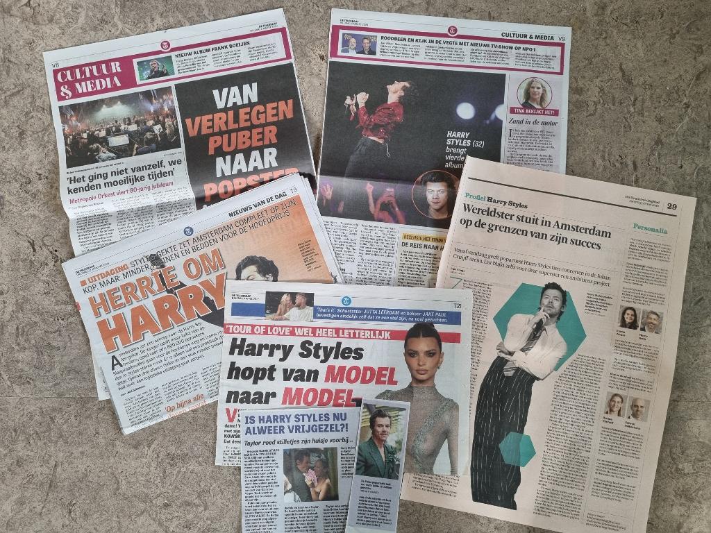 Artikelen Harry Styles (2023-2026), Ophalen of Verzenden, 1980 tot heden, Knipsel(s)