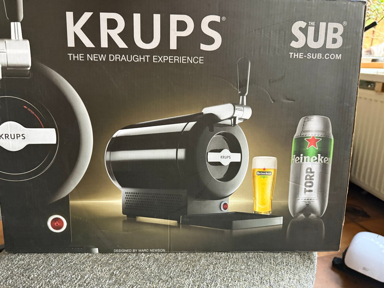 Krups The Sub Biertap - Perfect voor thuisgebruik, Witgoed en Apparatuur, Thuistaps, Zo goed als nieuw, Krups, Ophalen of Verzenden