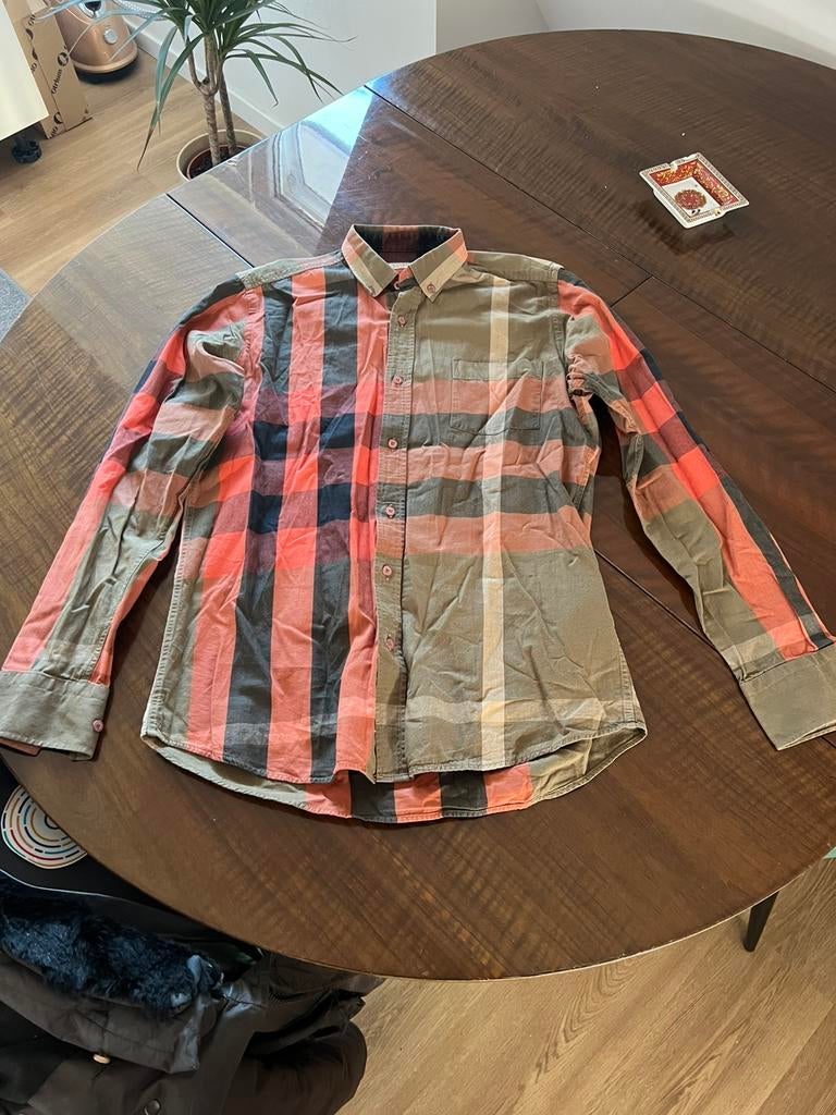 Burberry overhemd, Kleding | Heren, Ophalen of Verzenden, Zo goed als nieuw, Overige kleuren, Halswijdte 38 (S) of kleiner