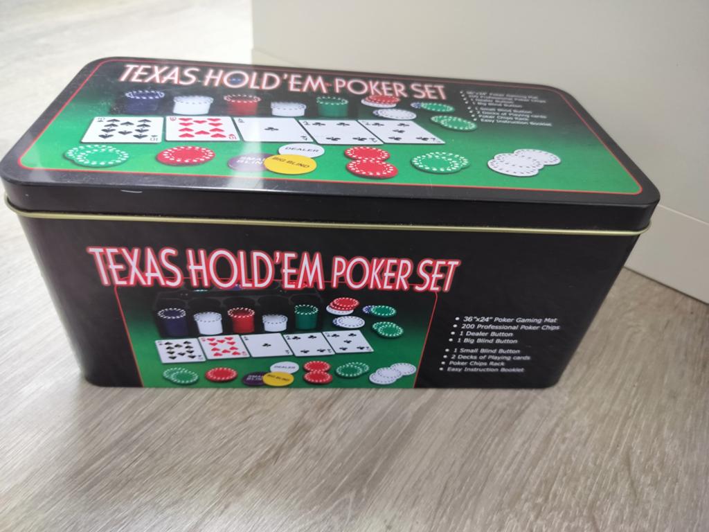 Texas hold'en poker set, Ophalen of Verzenden, Nieuw