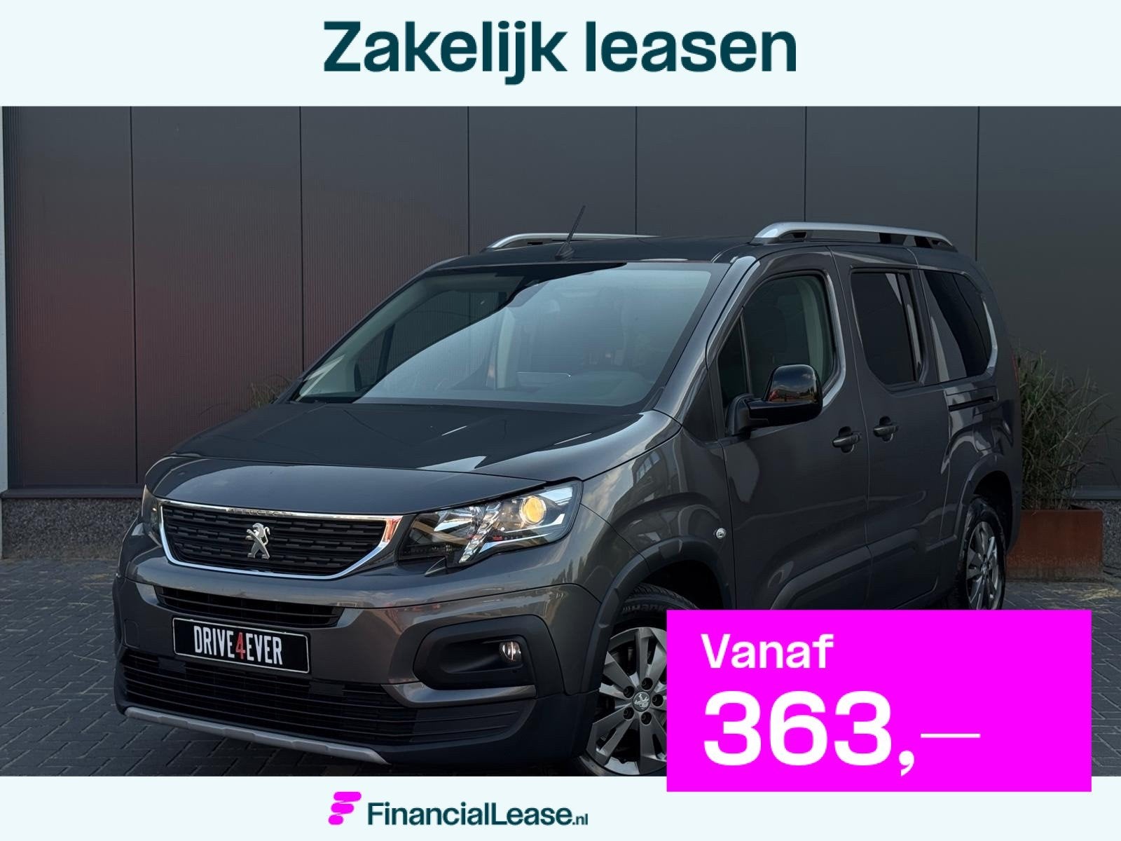 Peugeot Rifter 1.2 130pk Allure AUTOMAAT|NAVI|CAMERA|LED|TRE, Stof, Gebruikt, Zwart, 1199 cc
