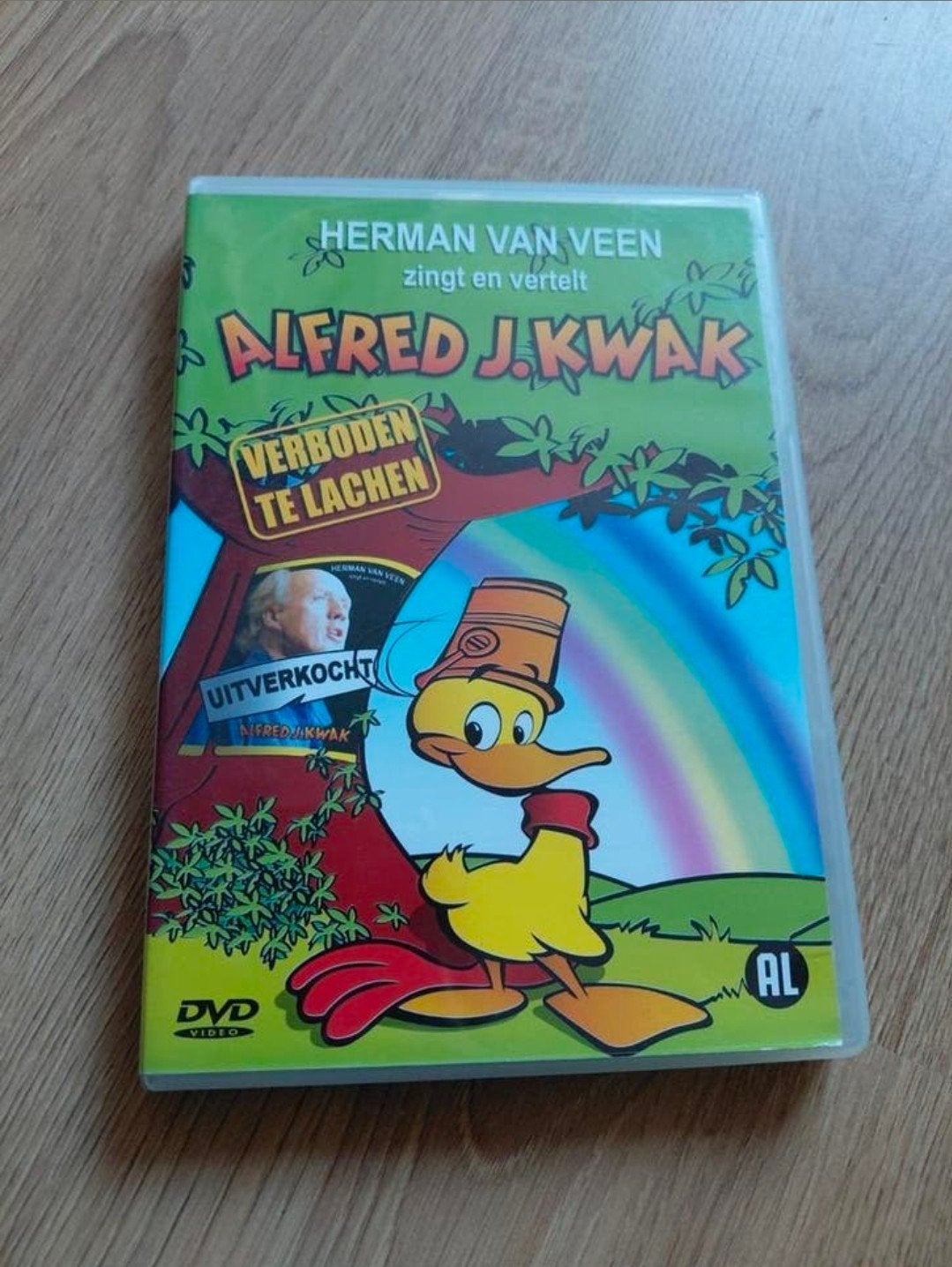 Alfred J. Kwak verboden te lachen. Herman van Veen., Cd's en Dvd's, Dvd's | Kinderen en Jeugd, Show, Gebruikt, Alle leeftijden