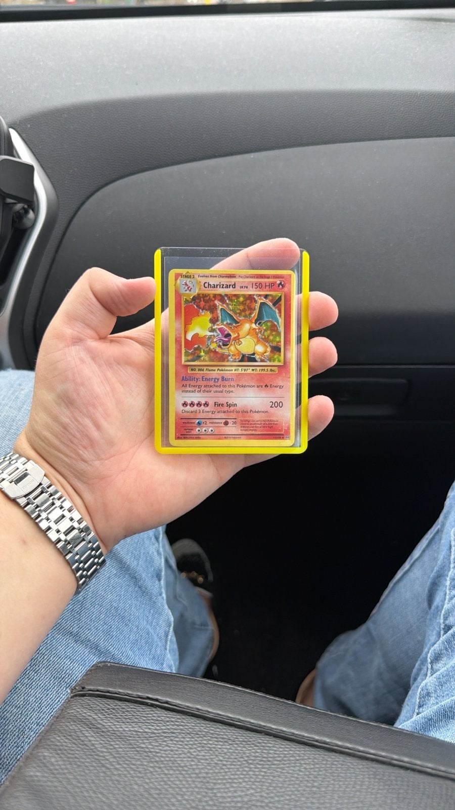 Charizard Holo Pokémon Kaart 2016, Hobby en Vrije tijd, Ophalen of Verzenden, Zo goed als nieuw, Losse kaart, Foil