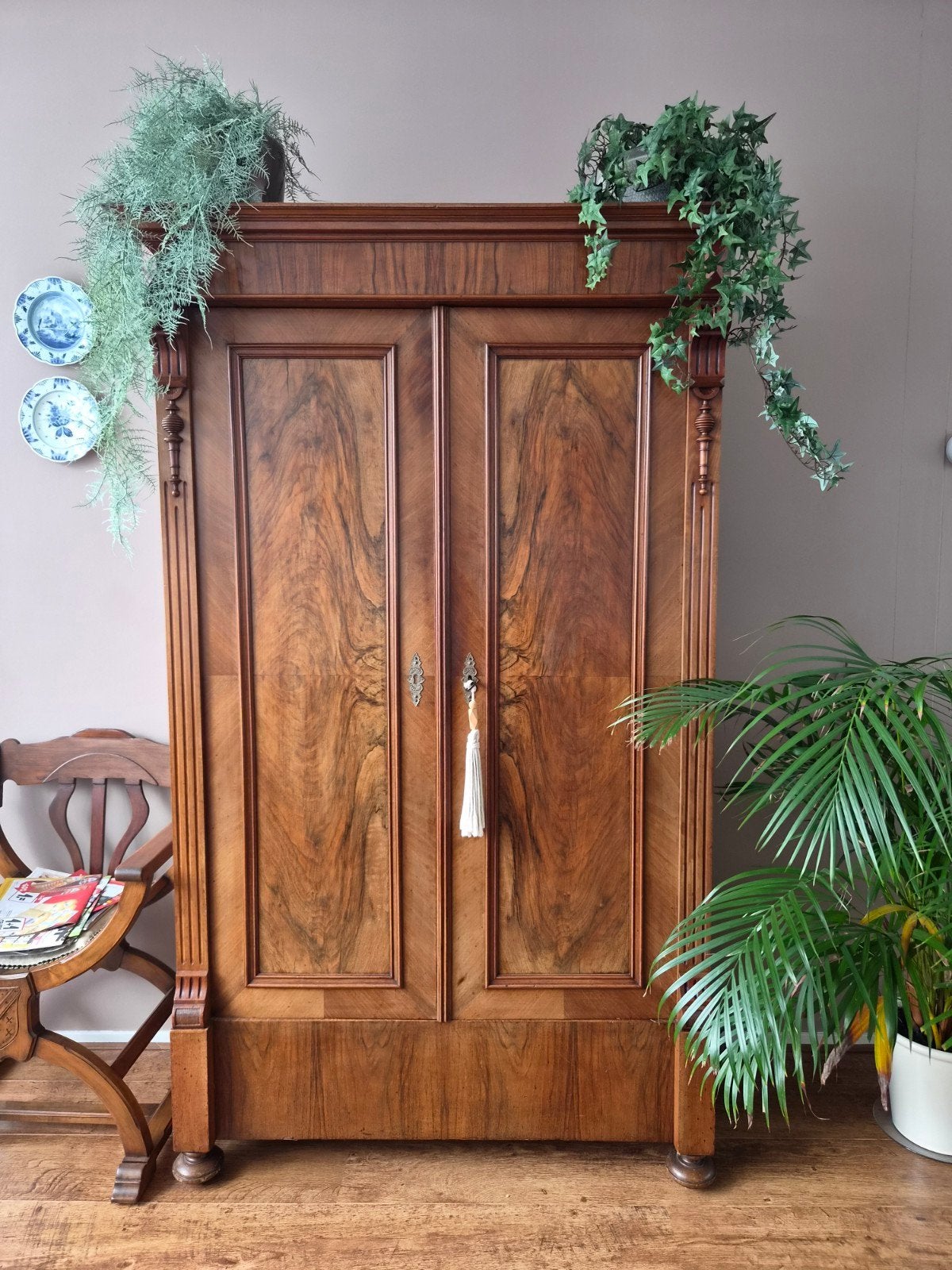 antieke kamer kast, Ophalen