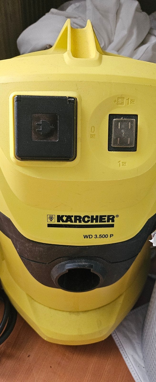 Kärcher WD 3.500 P Nat- en Droogzuiger, Ophalen, Gebruikt, Kärcher, Industriële stofzuiger
