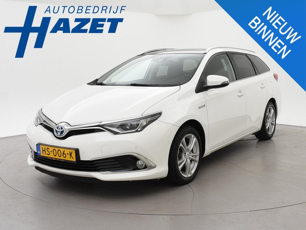 Toyota Auris Touring Sports 1.8 HYBRID LEASE PRO + PANORAMA, Auto's, Toyota, Bedrijf, Te koop, Auris, ABS, Achteruitrijcamera