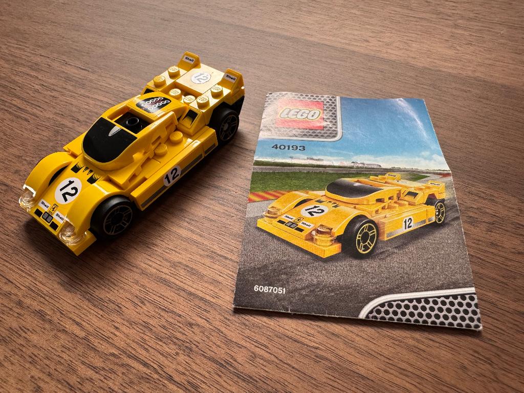 LEGO Shell Ferrari 512S (40193), Gebruikt, Overige thema's, Lego, Compleet