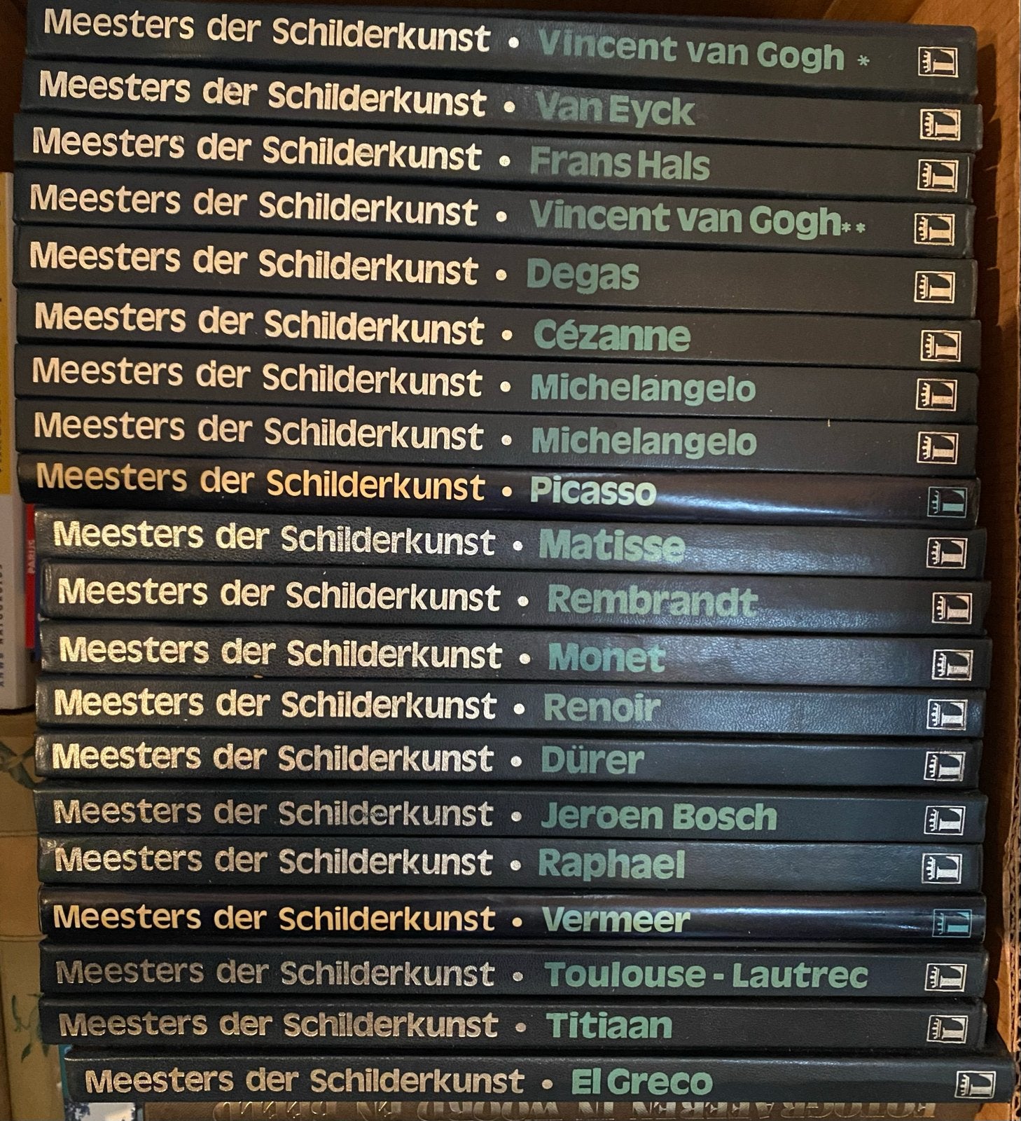 Meesters der Schilderkunst, Complete Serie/Enceclopedie (20), Ophalen, Gelezen, Schilder- en Tekenkunst