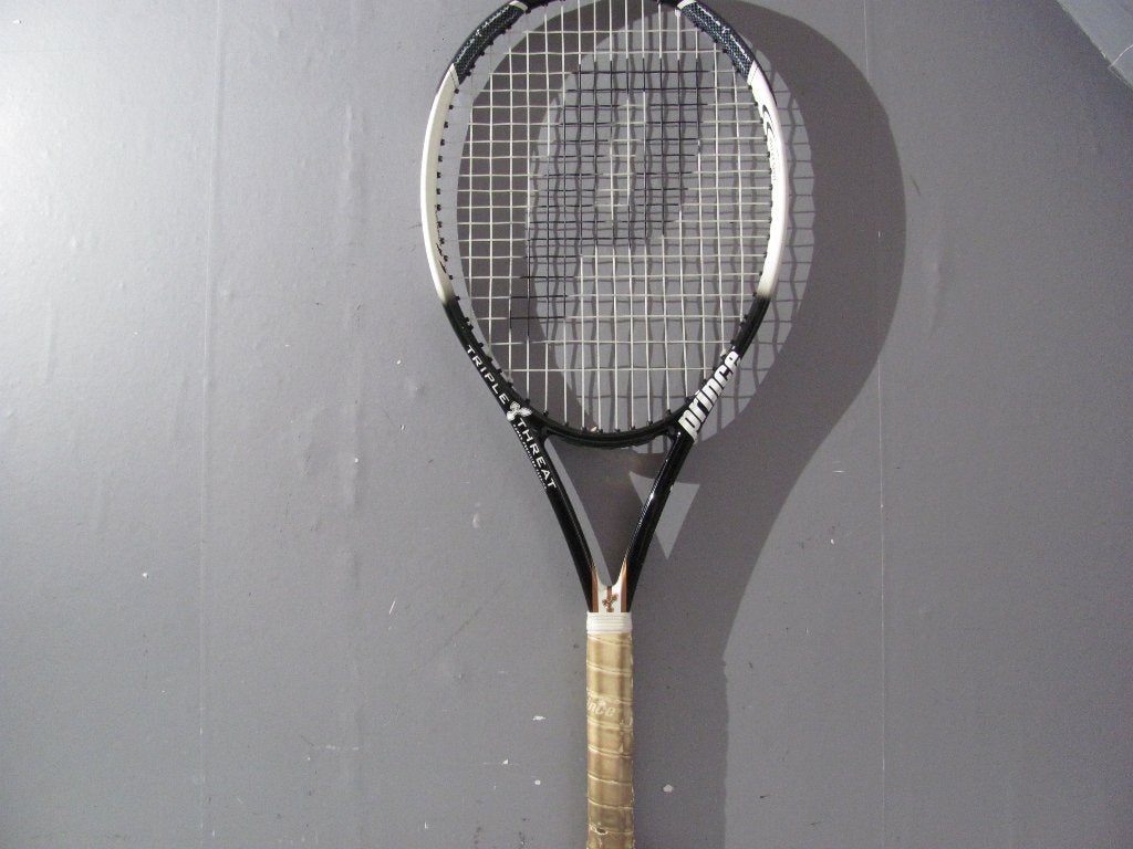 tennisracket van Prince triple threat the bandit, Sport en Fitness, Tennis, Prince, Ophalen of Verzenden, Zo goed als nieuw, Racket