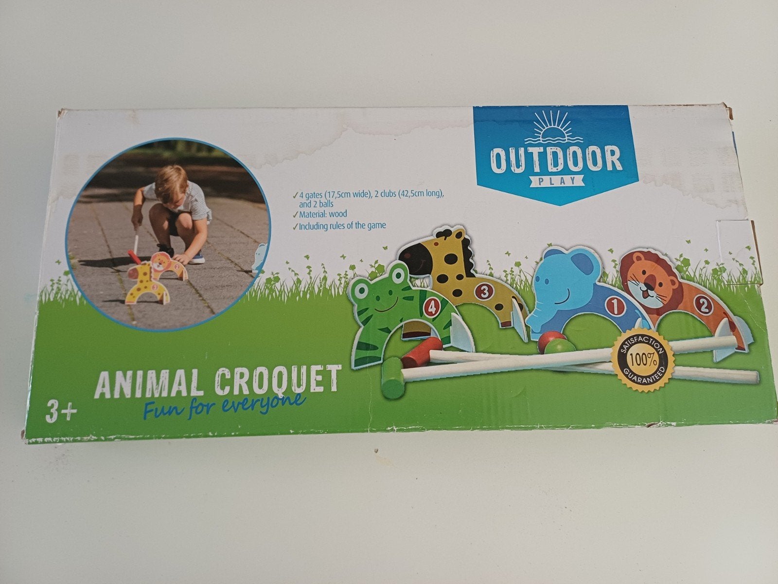 Dieren Croquet Spel voor Kinderen - 4 Holes, Ophalen, Gebruikt
