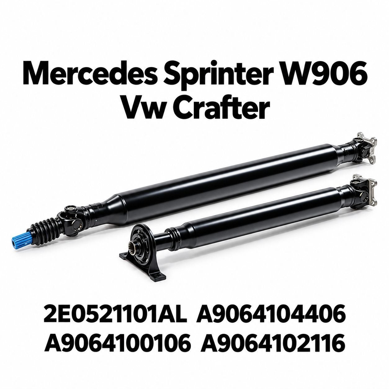 Cardan Crafter cardanas Mercedes W906 Sprinter cardan asaand, -, -, Nieuw, Ophalen of Verzenden