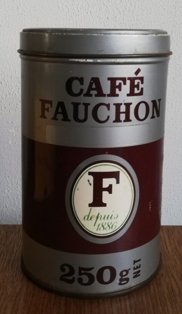 Blik Fauchon coffee F depuis 1880, Verzamelen, Blikken, Ophalen of Verzenden, Gebruikt, Overige