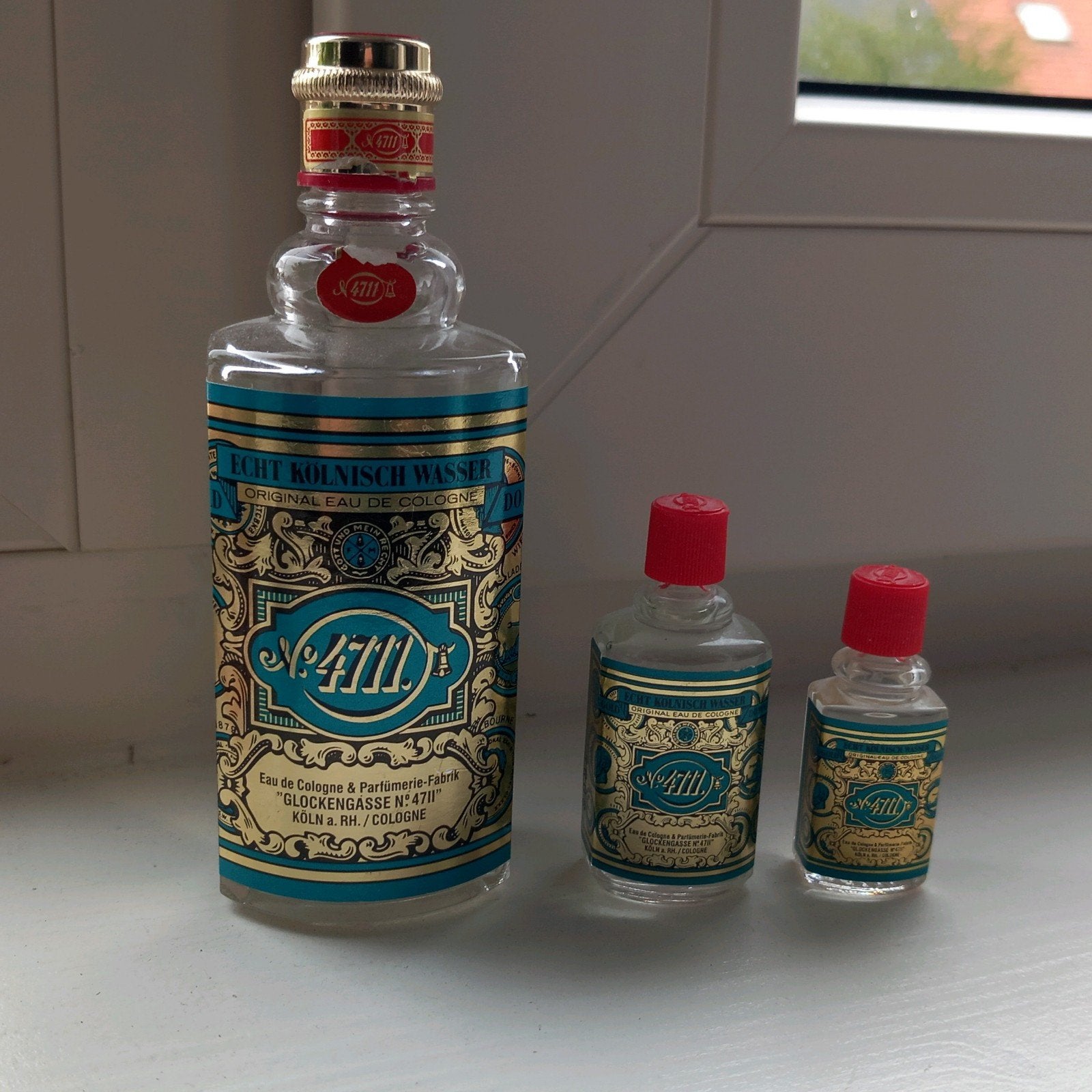 4711 flesjes, Ophalen