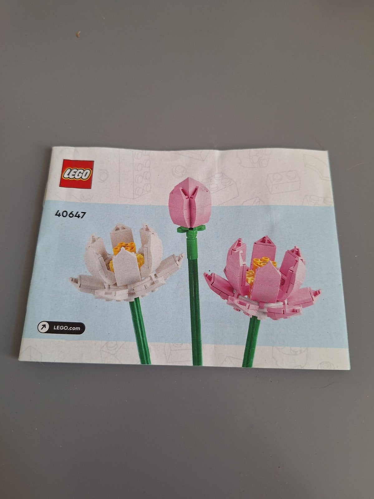 Lego Lotus Bloemen 40647 - enkele blaadjes ontbreken, Ophalen of Verzenden, Gebruikt, Overige merken