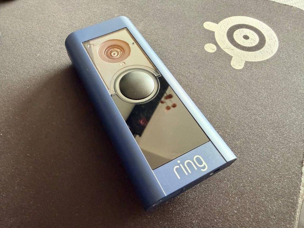 Ring Video Doorbell Pro 2 + Chime, Ophalen of Verzenden, Bewegingsdetectiesensor, Gebruikt, Bedraad