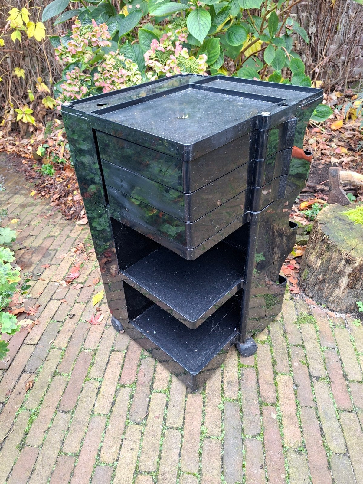 Vintage Joe Colombo Boby Trolley - Zwart, Gebruikt, Ophalen, Gebruikt, B-Line, Info@b-line.it