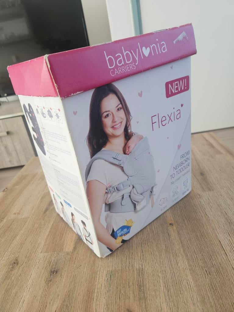 Babylonia Flexia Draagzak - 3-in-1 (Groeit mee) - Mint, Ophalen, Zo goed als nieuw, Overige typen