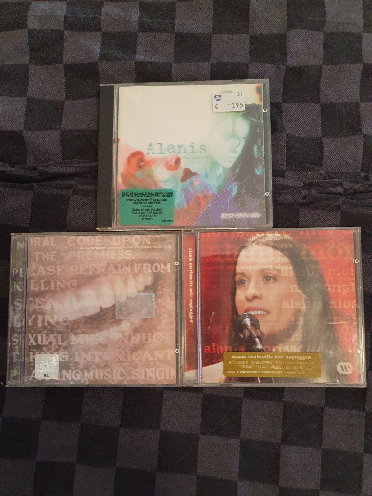 alanis morissette 3 cd's voor 2 euro partij collectie cd, Verzenden