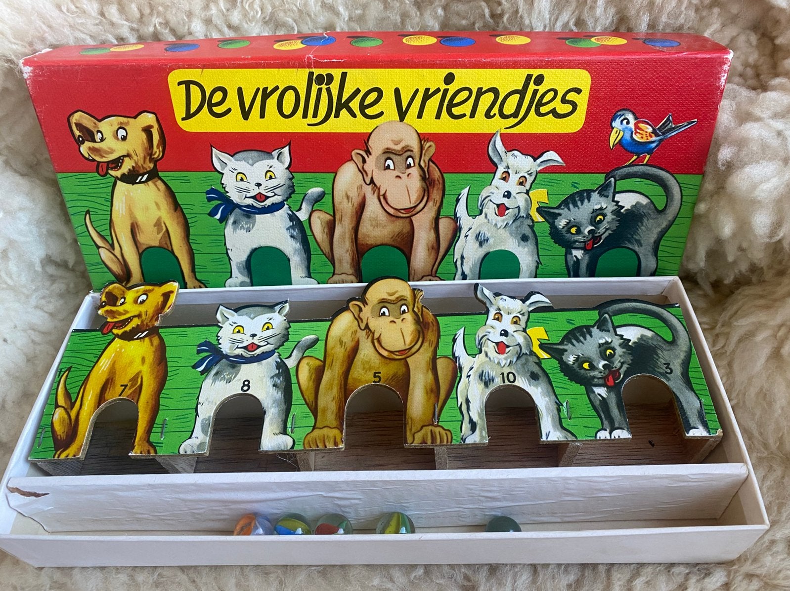 2 verdchillende vintage knikkerspel van Jumbo jaren ‘70, Ophalen of Verzenden, Zo goed als nieuw