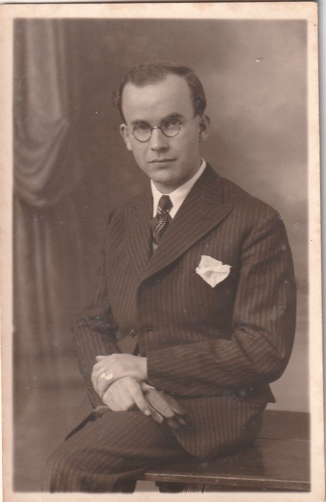 fotpkaart   -  man, Verzenden, Voor 1940, Zo goed als nieuw