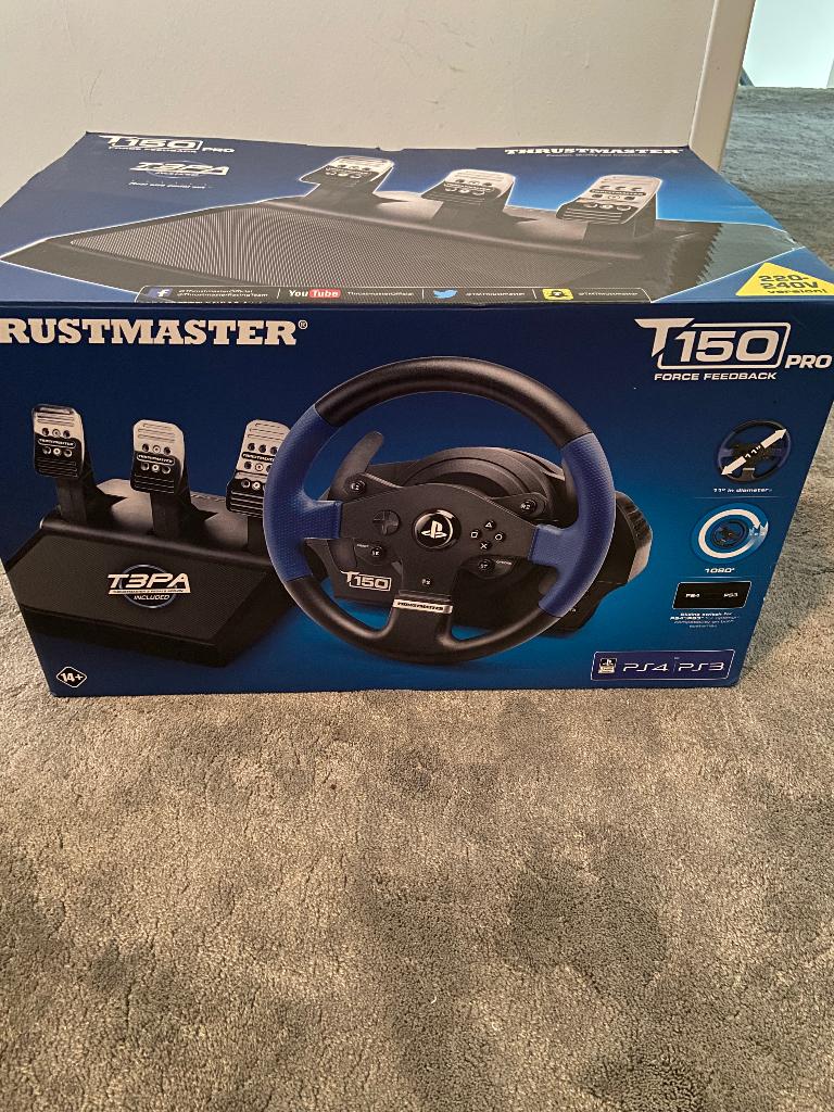 Thrustmaster T150 pro, Ophalen, Zo goed als nieuw, Stuur of Pedalen, PlayStation 3