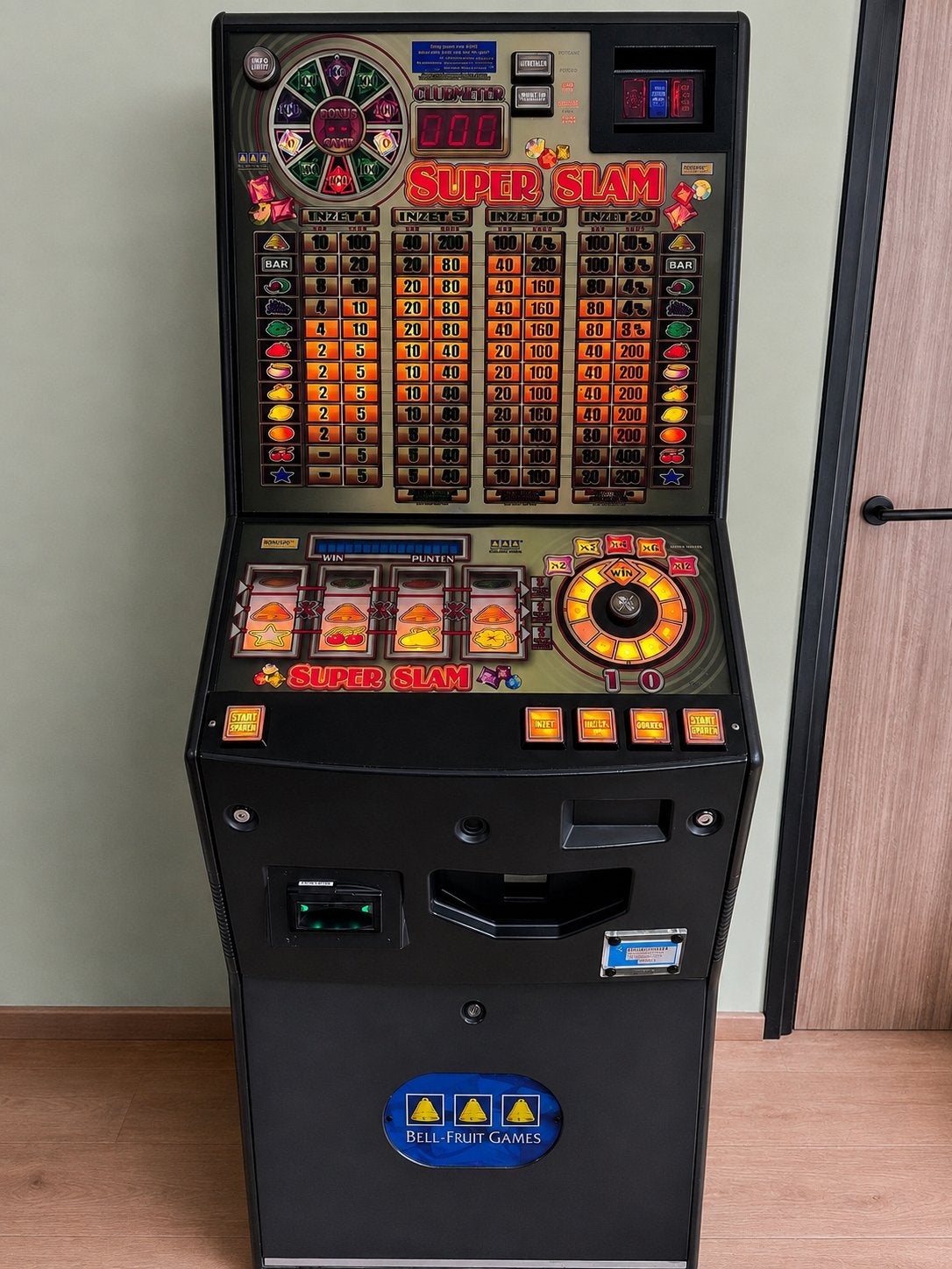 Bell Fruit Games Super Slam – hele mooie kast, Euro, Ophalen, Zo goed als nieuw