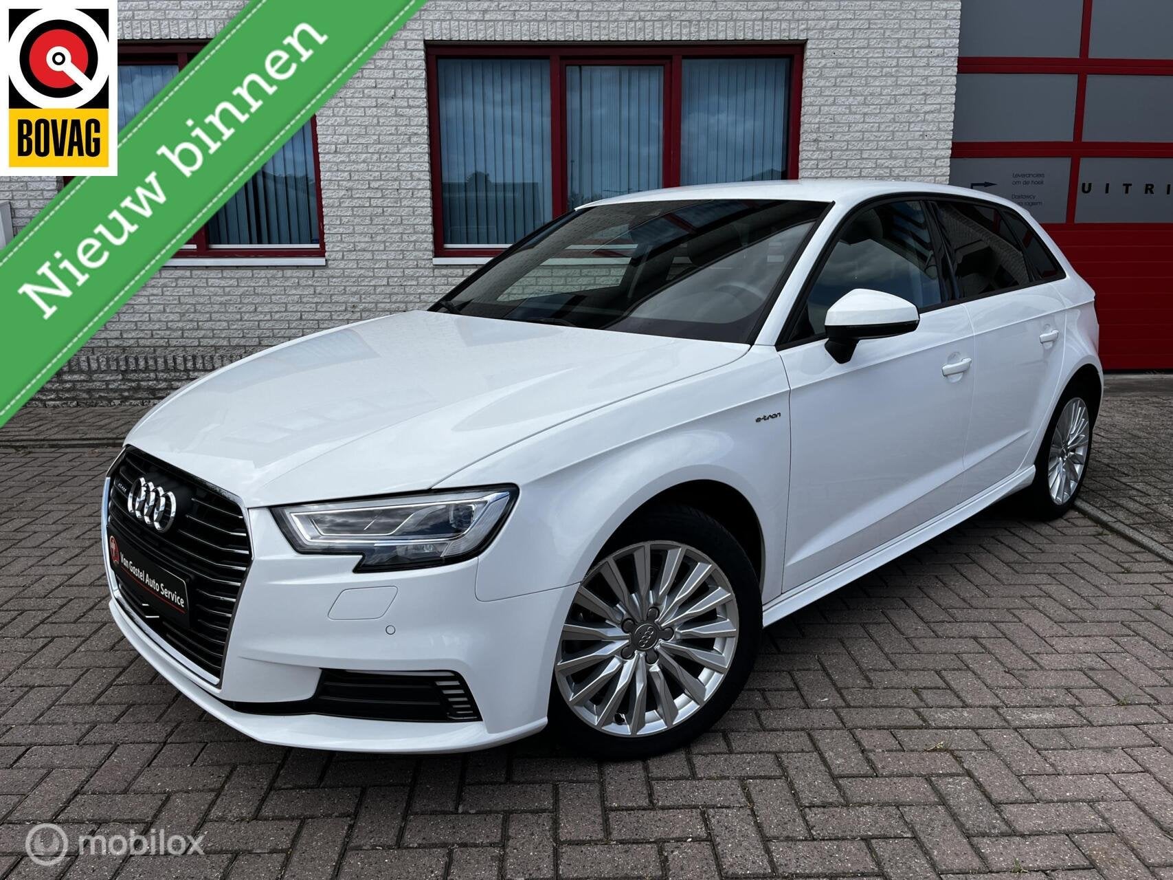 Audi A3 Sportback 1.4 e-tron NAVI/VIRTUAL/CLIMA/CRUISE, Stof, Gebruikt, 4 cilinders, Wit