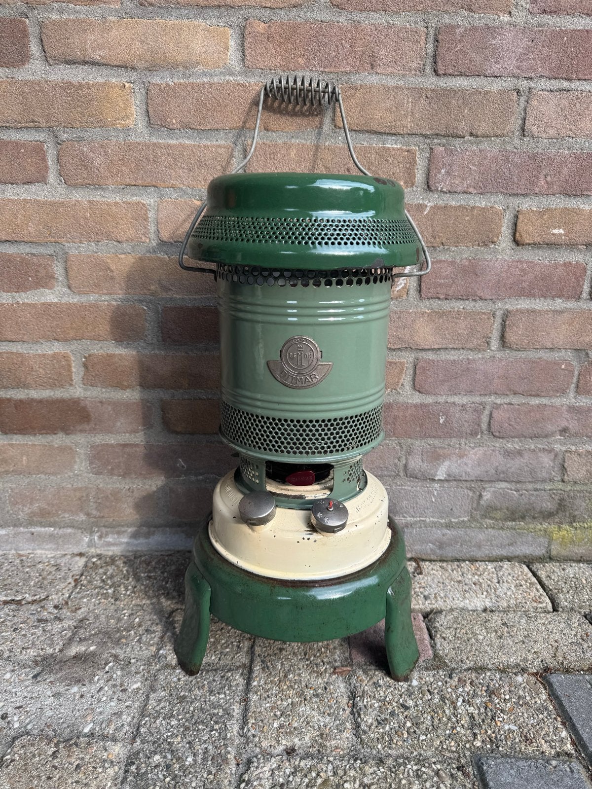 Vintage Ditmar Demon nr. 70 petroleumkachel, Overige brandstoffen, Petroleumkachel, Ophalen of Verzenden, Zo goed als nieuw