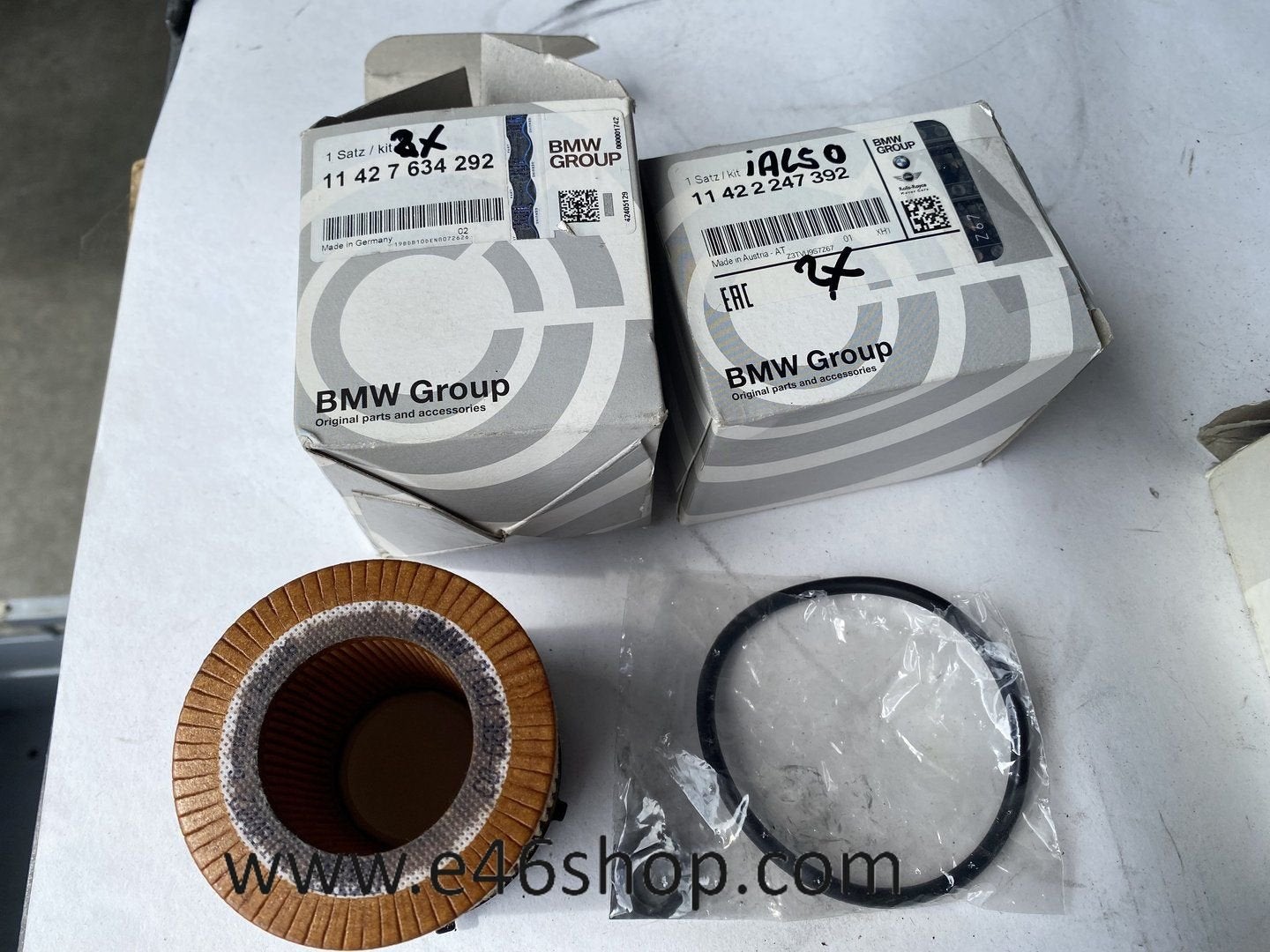 OLIEFILTER BMW E46 E39 E38 X5 OE 11422247392 NIEUW ORG BMW, -, -, Nieuw, Ophalen of Verzenden